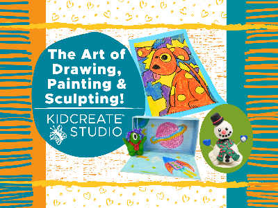 The Art of Drawing, Painting, and Sculpting! Summer Camp (5-12 Years)